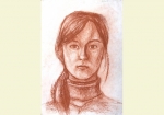 Клевцова Ирина 15 лет 1996 год автопортрет