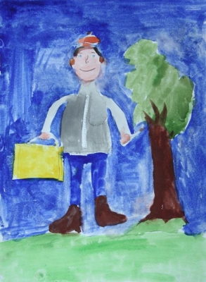 Лаврушин Вячеслав, 9 лет, "Я художник"