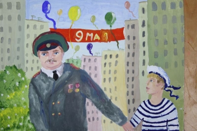 Никитина Варвара, 10 лет, "Этот день победы".